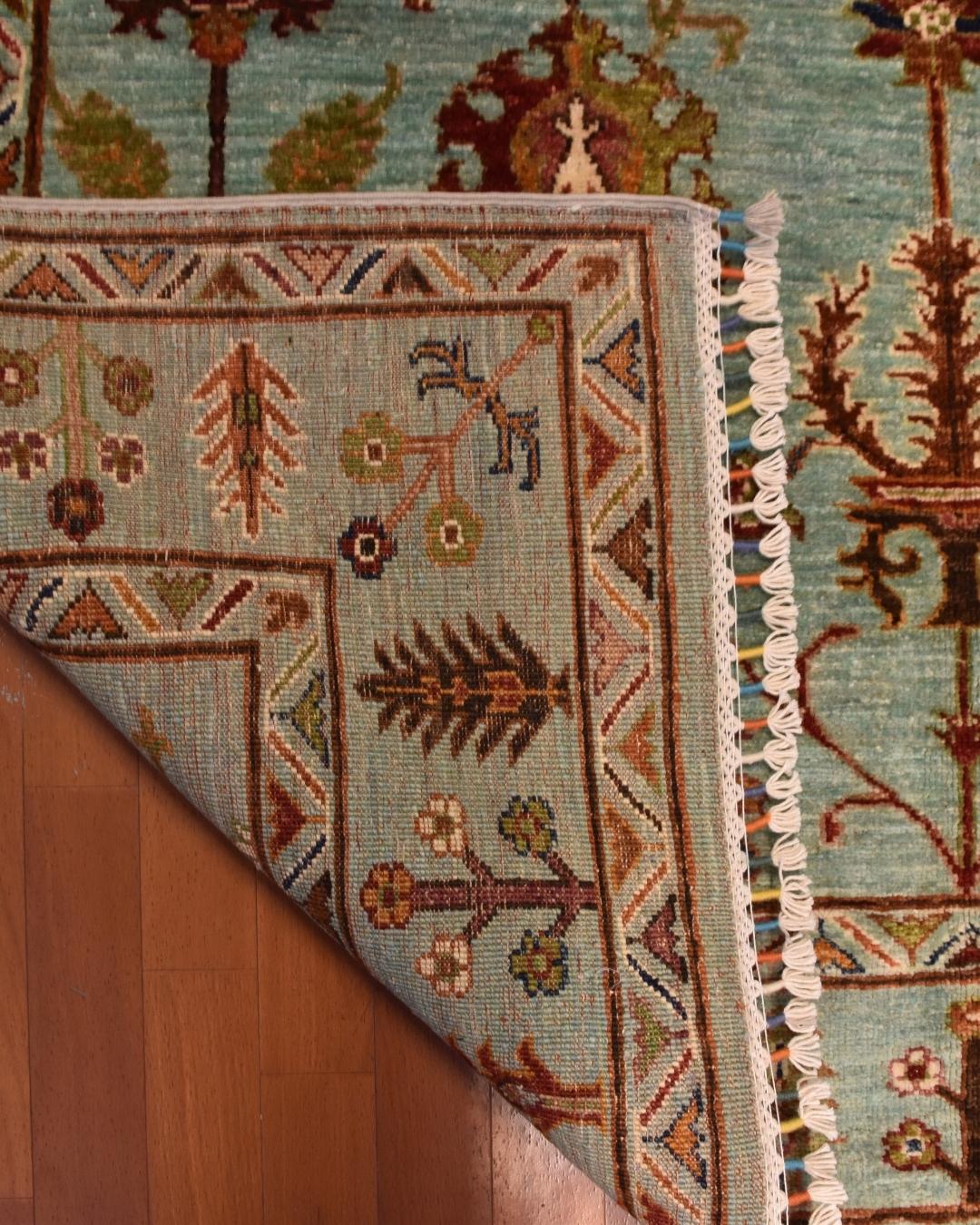 Sultani Hand-Knotted Wool Rug 5' x 6' 8"