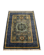 Mamluk Hand-Knotted Wool Rug 4' x 6' 1"