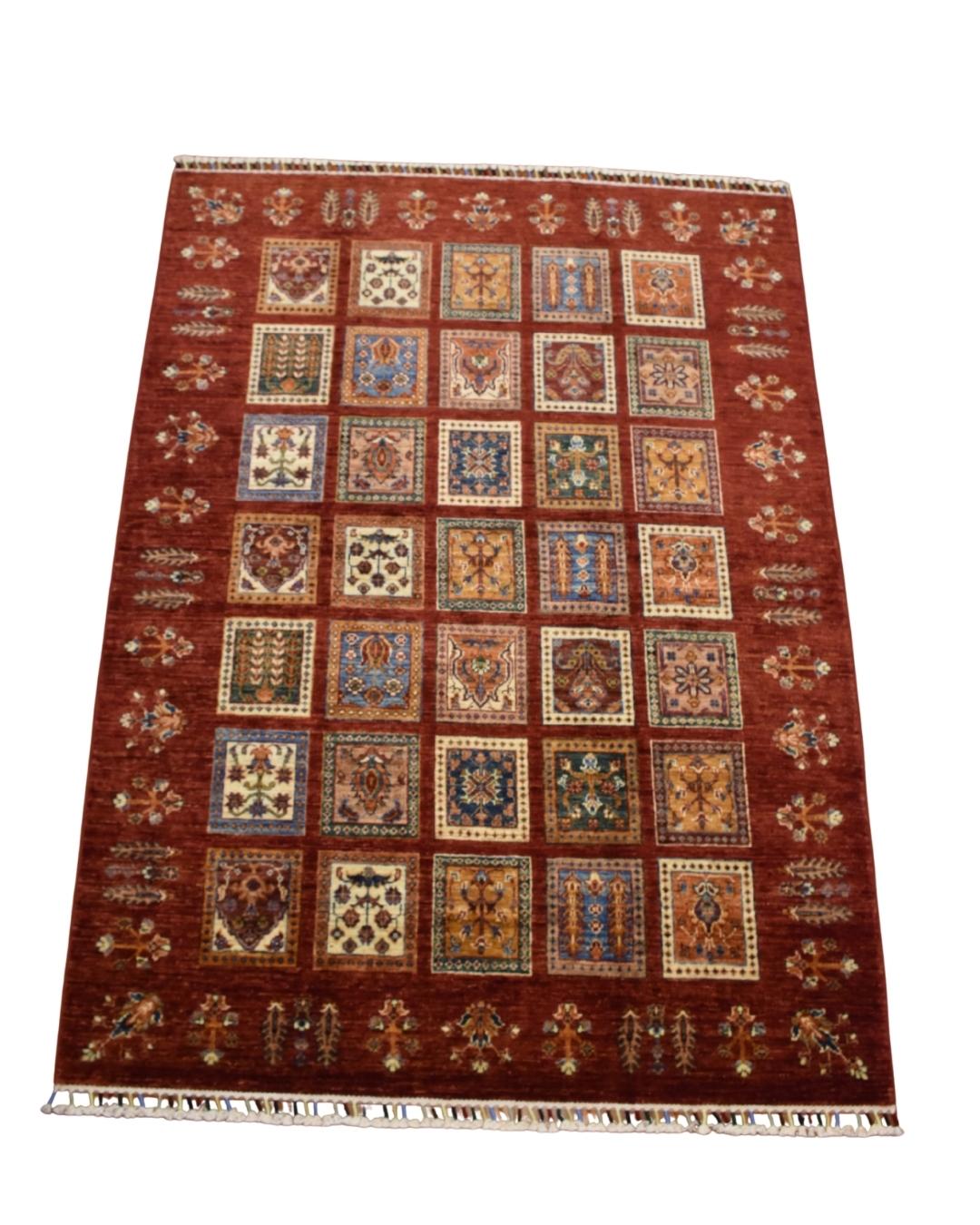 Sultani Hand-Knotted Wool Rug 5' x 6' 9"