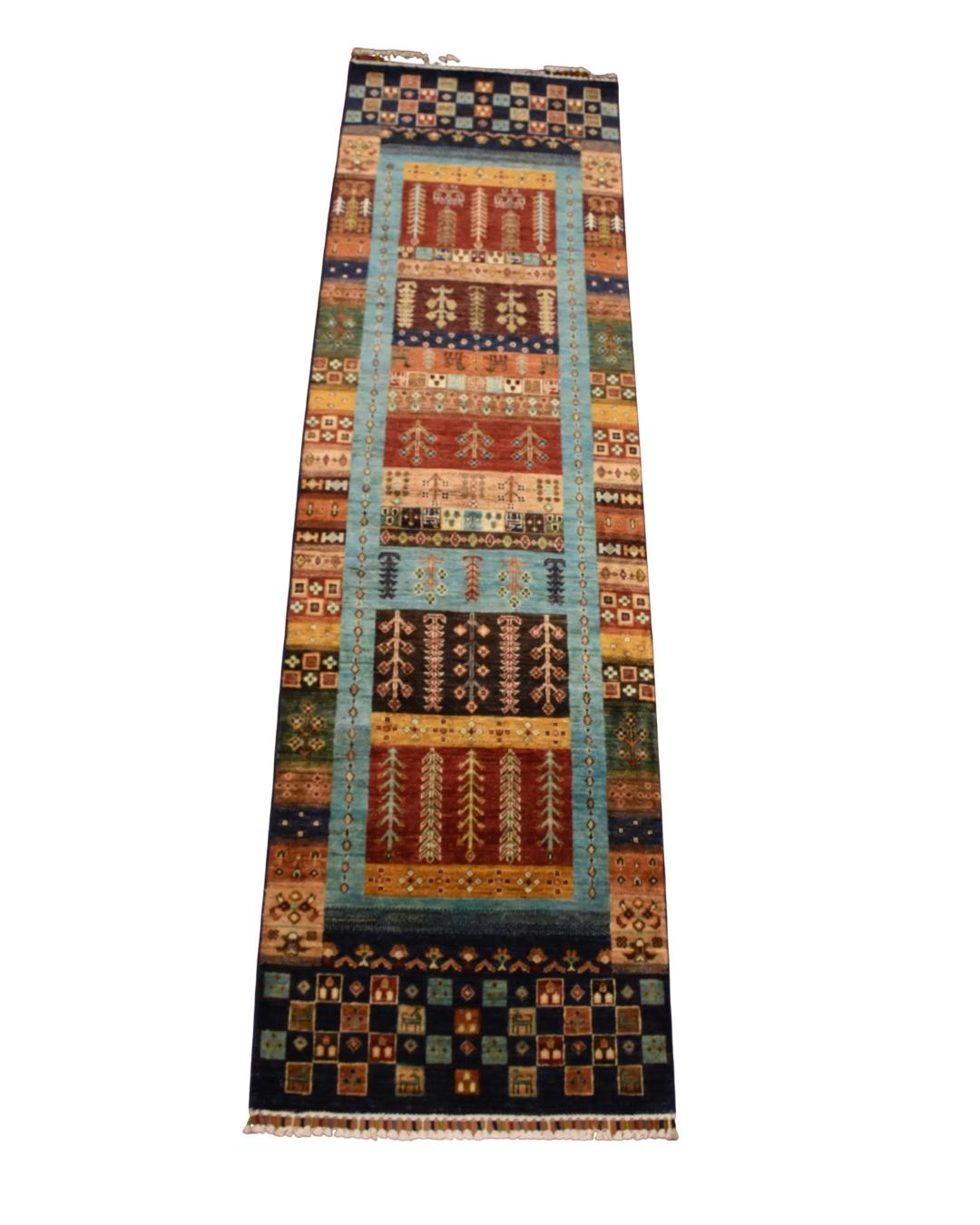 Sultani Hand-Knotted Wool Runner 2' 8" x 9' 6"