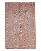 Sultani Hand-Knotted Wool Rug 3' 5" x 5' 1"