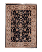 Ottoman Elegance Hand-Knotted Wool Rug 5' 8" x 7' 9"