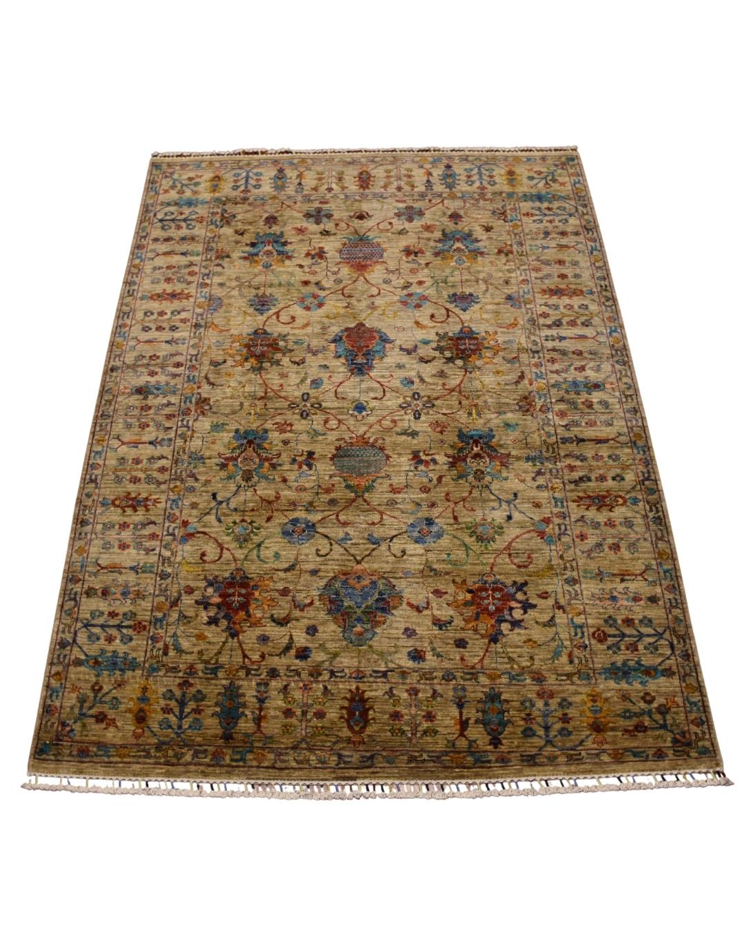 Sultani Hand-Knotted Wool Rug 5' 7" x 7' 9"