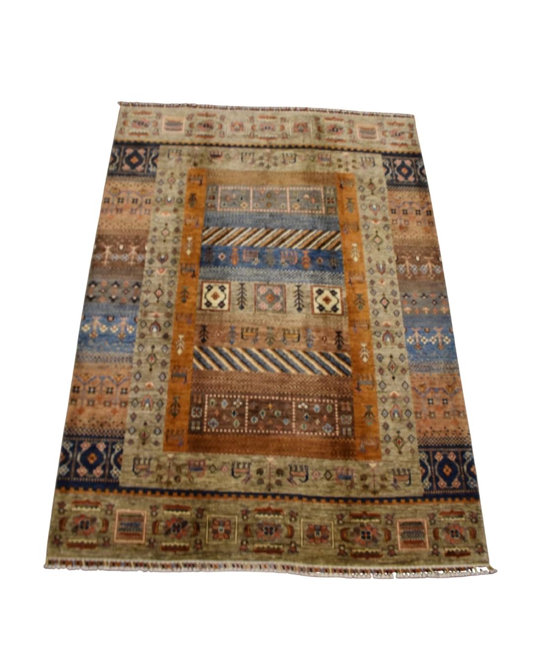 Sultani Hand-Knotted Wool Rug 5' 6" x 7' 7"