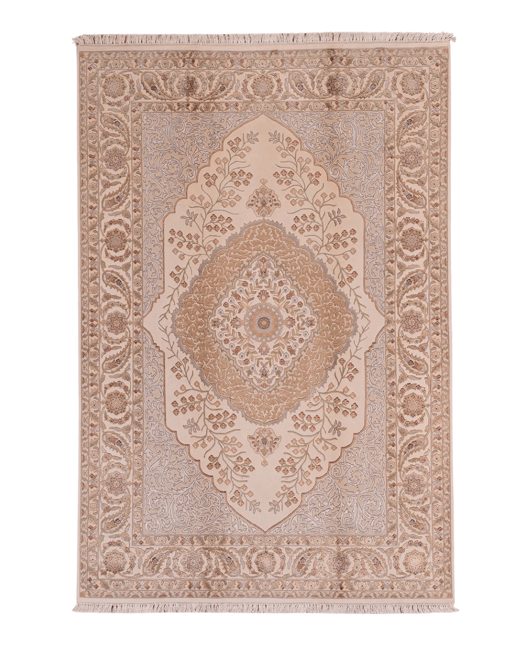 Tapis en laine style afghan 55 x 146 cm