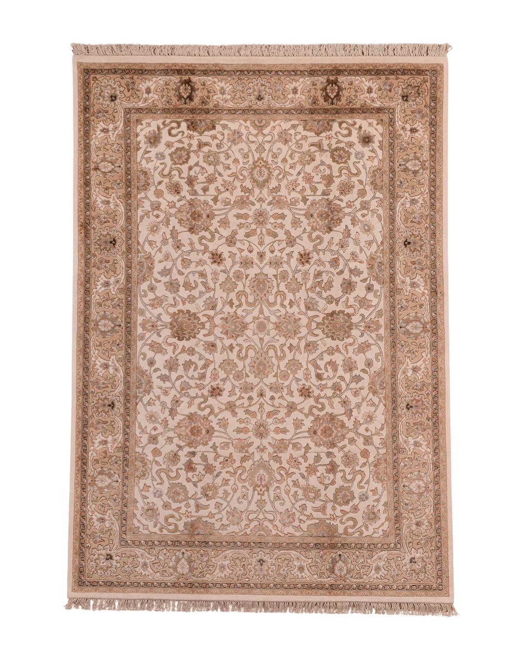Tapis en laine style afghan 55 x 146 cm