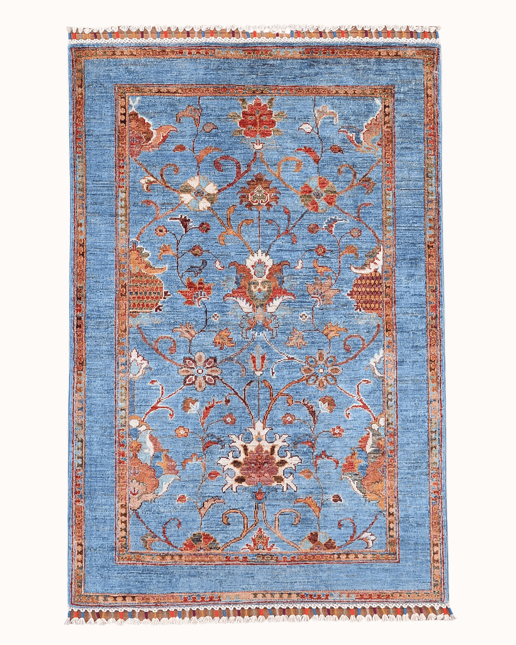 Sultani Hand-Knotted Wool Rug 3' 3" x 4' 9"