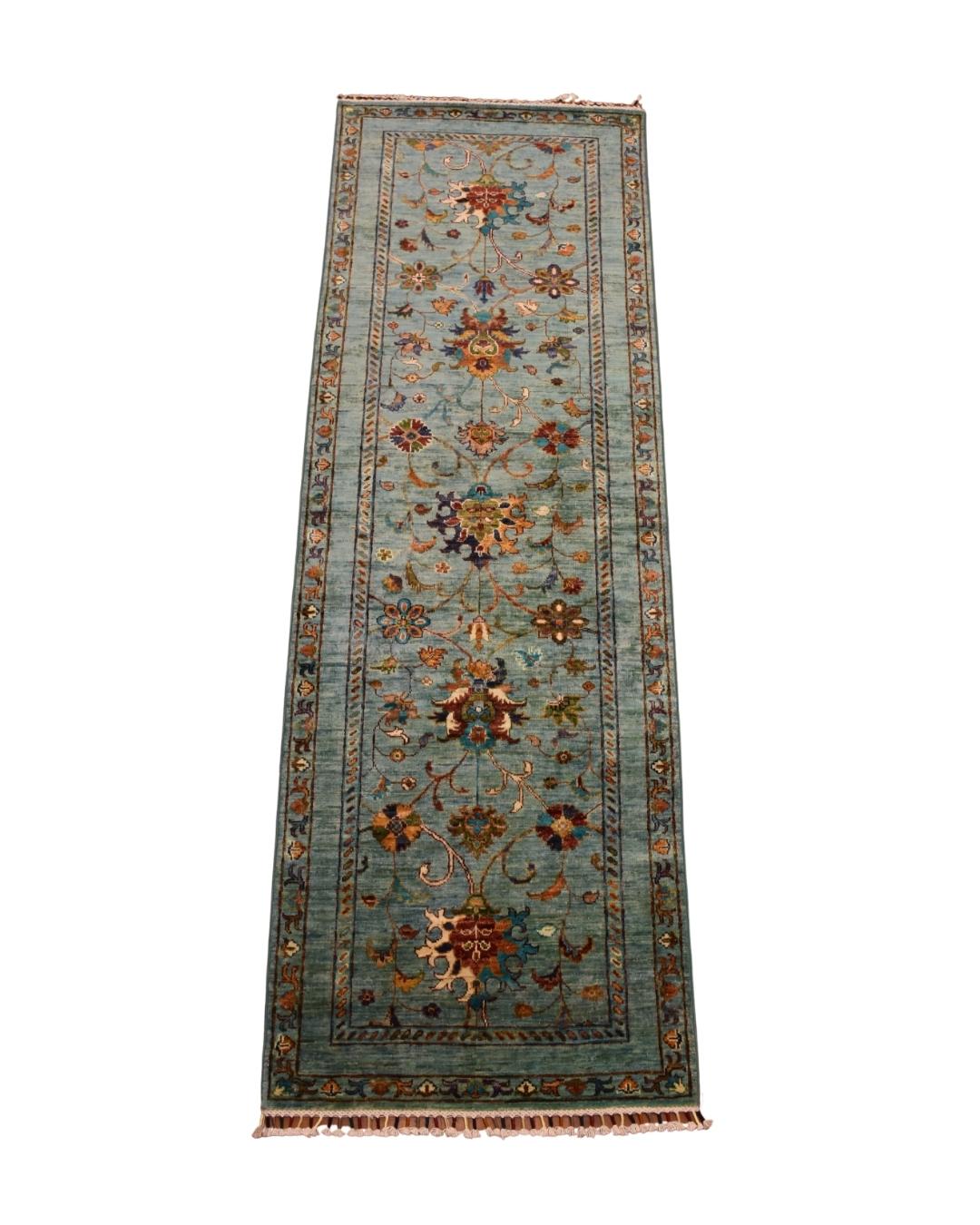Sultani Hand-Knotted Wool Runner 2' 65