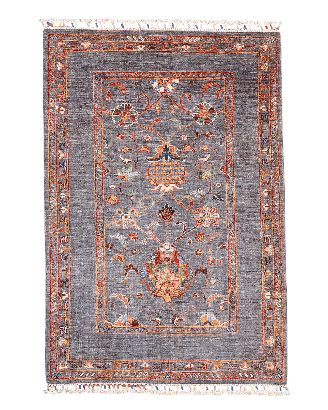Sultani Hand-Knotted Wool Rug 3' 5" x 5' 1"