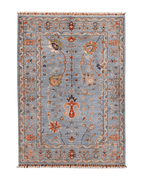 Sultani Hand-Knotted Wool Rug 3' 5" x 4' 8"
