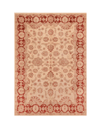 Ushak Hand-Knotted Wool Rug 8' x 11'