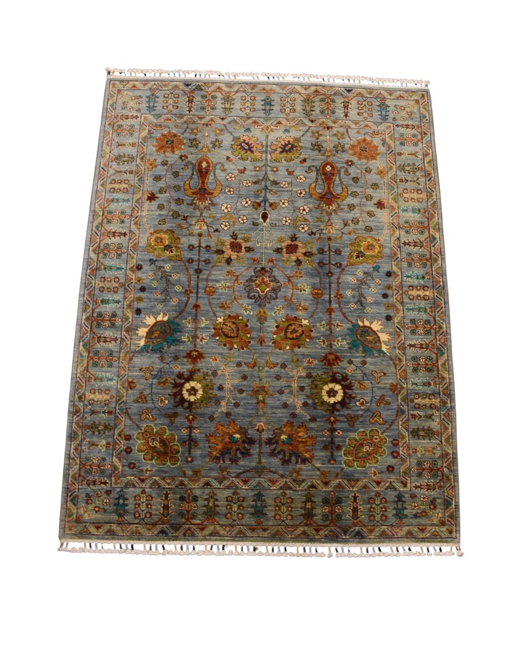 Sultani Hand-Knotted Wool Rug 153x201 cm 3.10 m² | 5x7 ft