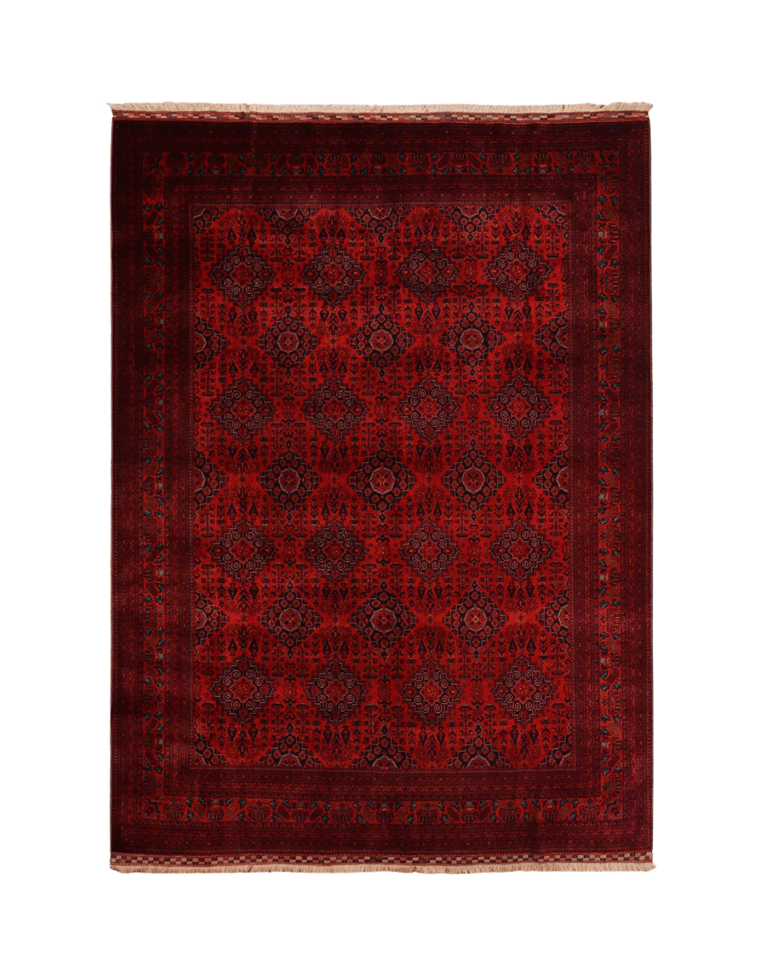 Handwoven Afghan Style Wool Rug 9' 6