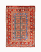 Pazyrk Hand-Knotted Wool Rug 4' 9" x 6' 8"