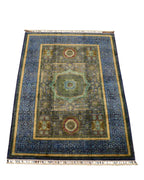 Mamluk Hand-Knotted Wool Rug 4' x 6' 1"