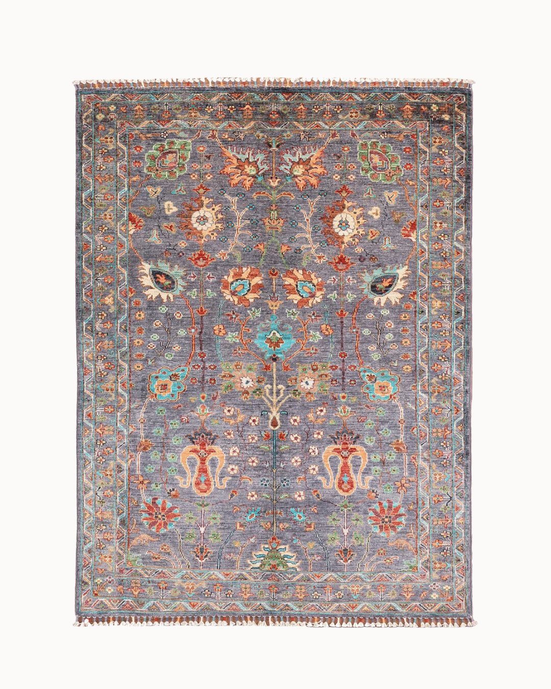 Sultani Hand-Knotted Wool Rug 3' 9