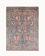 Sultani Hand-Knotted Wool Rug 3' 9" x 5' 9"