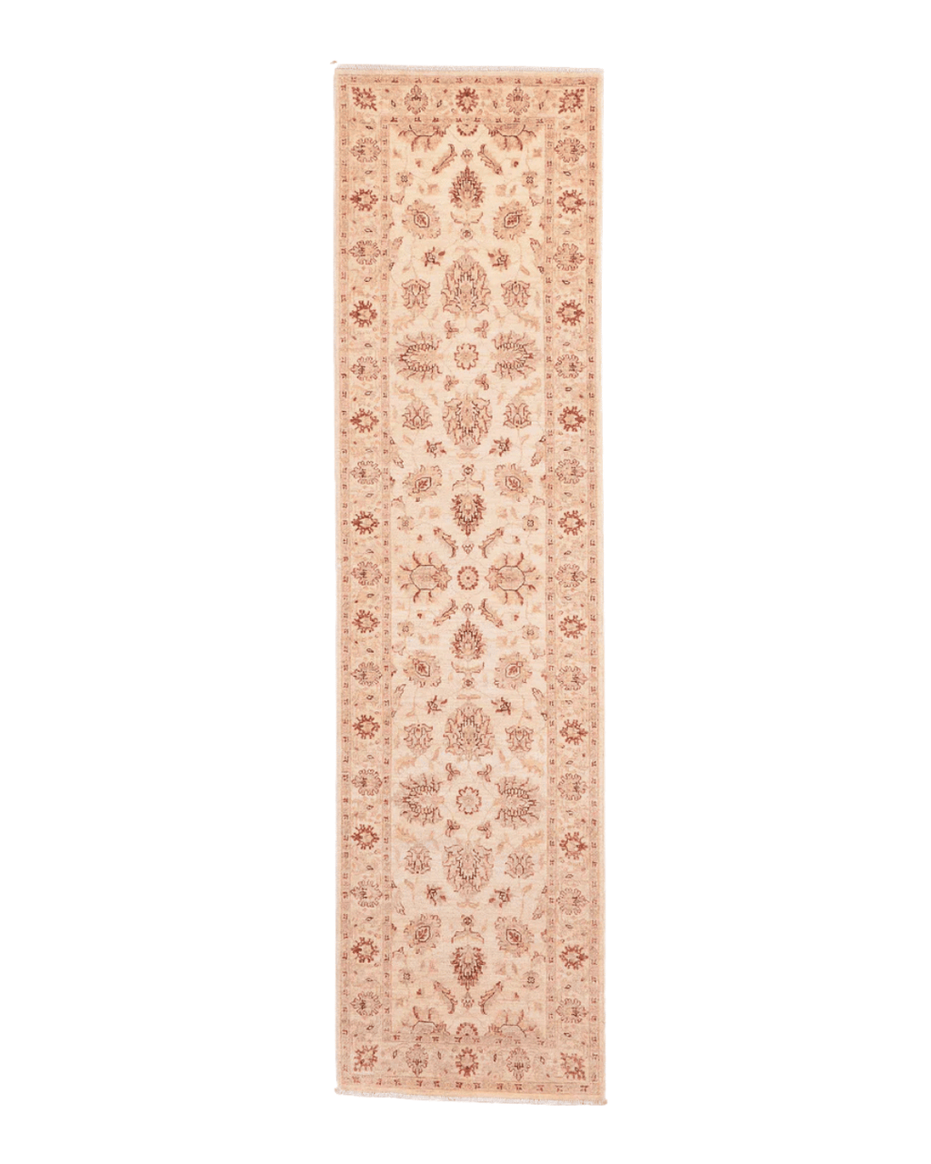 Ushak Hand-Knotted Wool Runner 2' x 10'