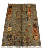 Sultani Hand-Knotted Wool Rug 2' 8" x 4'