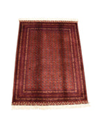 Afghan Bilcik Style Hand-Knotted Wool Rug 4' 9" x 6' 4"