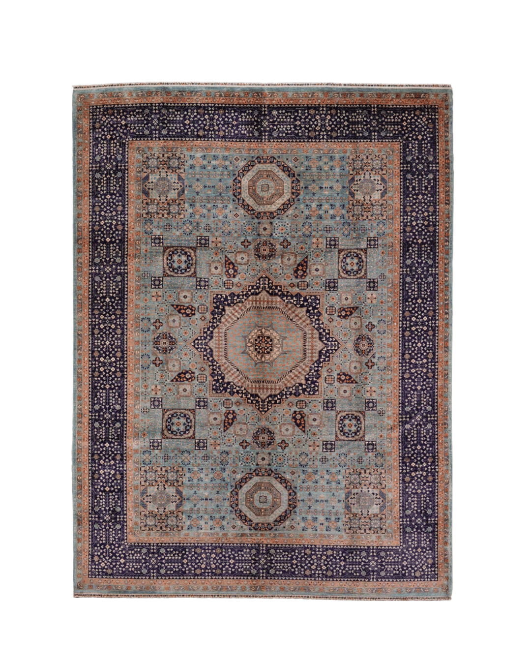 Mamluk Hand-Knotted Wool Rug 10' 2