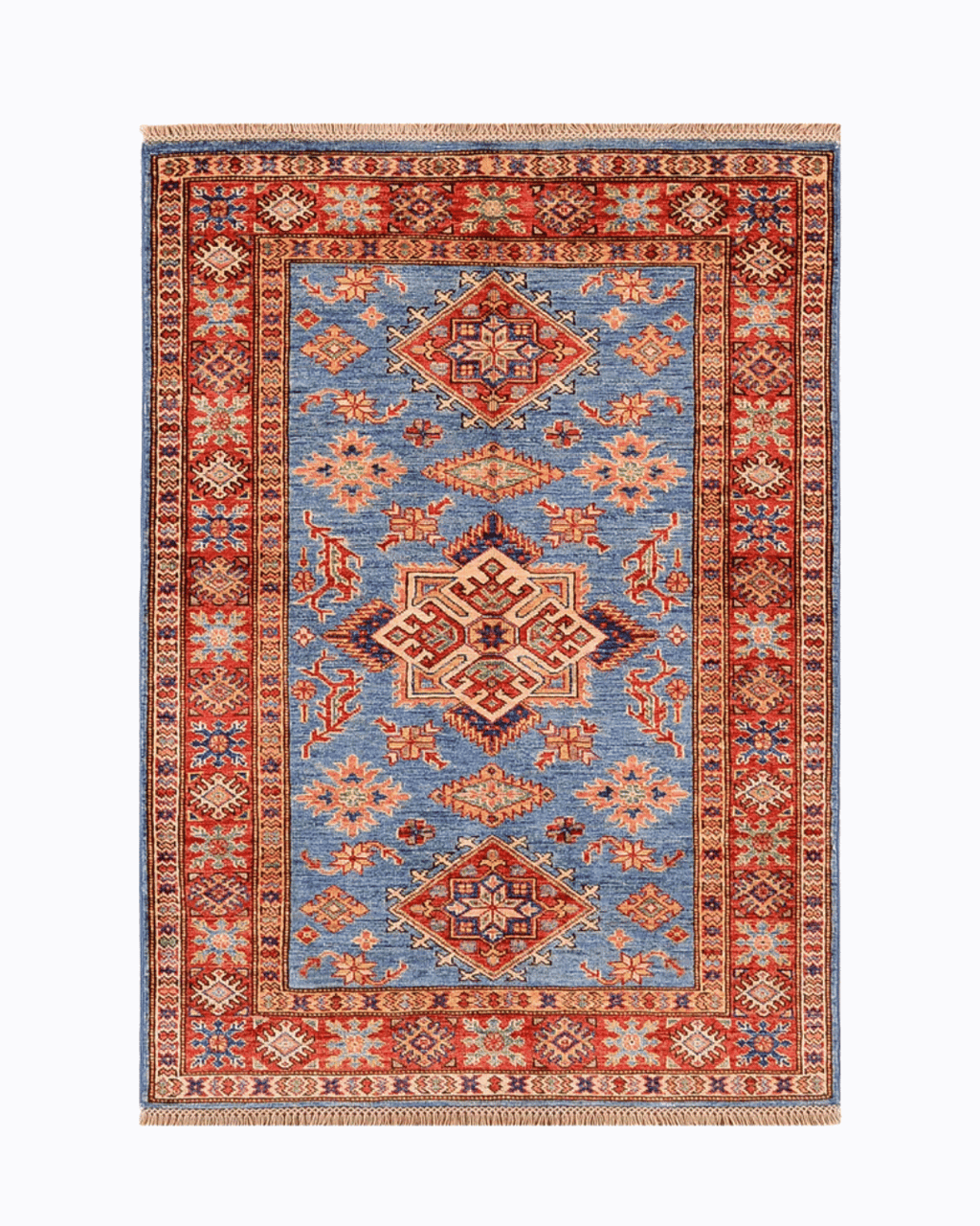 Shirvan Hand-Knotted Wool Rug 3' 1" x 4' 9"
