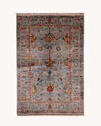Sultani Hand-Knotted Wool Rug 4' x 6'