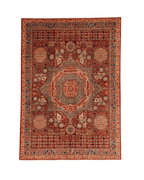 Mamluk Hand-Knotted Wool Rug 6' 1" x 8' 6"