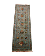 Sultani Hand-Knotted Wool Runner 2' 6" x 8'