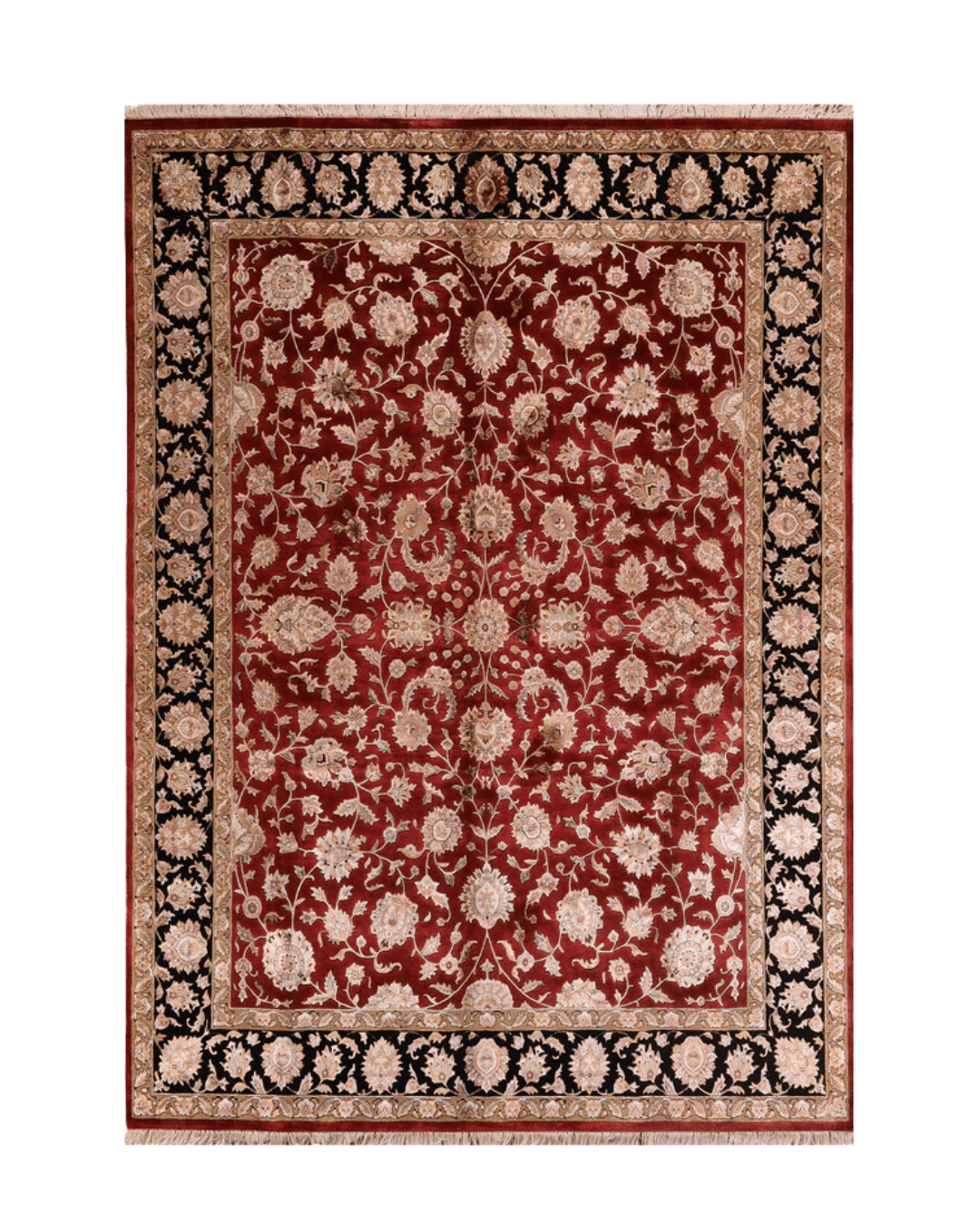 Ottoman Elegance Hand-Knotted Wool Rug 8' 3