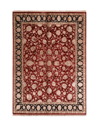 Ottoman Elegance Hand-Knotted Wool Rug 8' 3" x 10'