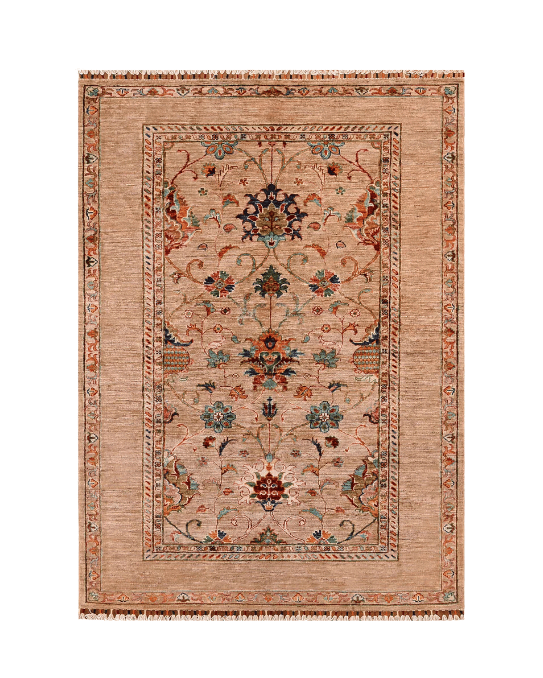 Sultani Hand-Knotted Wool Rug 4' 1