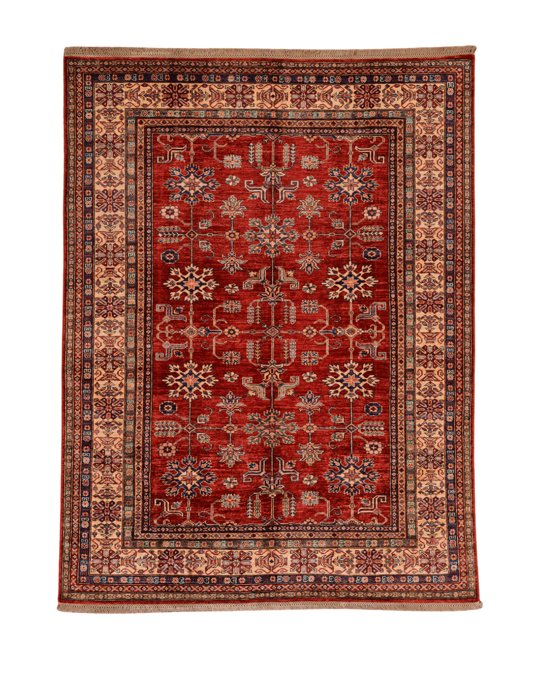 Shirvan Hand-Knotted Wool Rug 6' x 8'