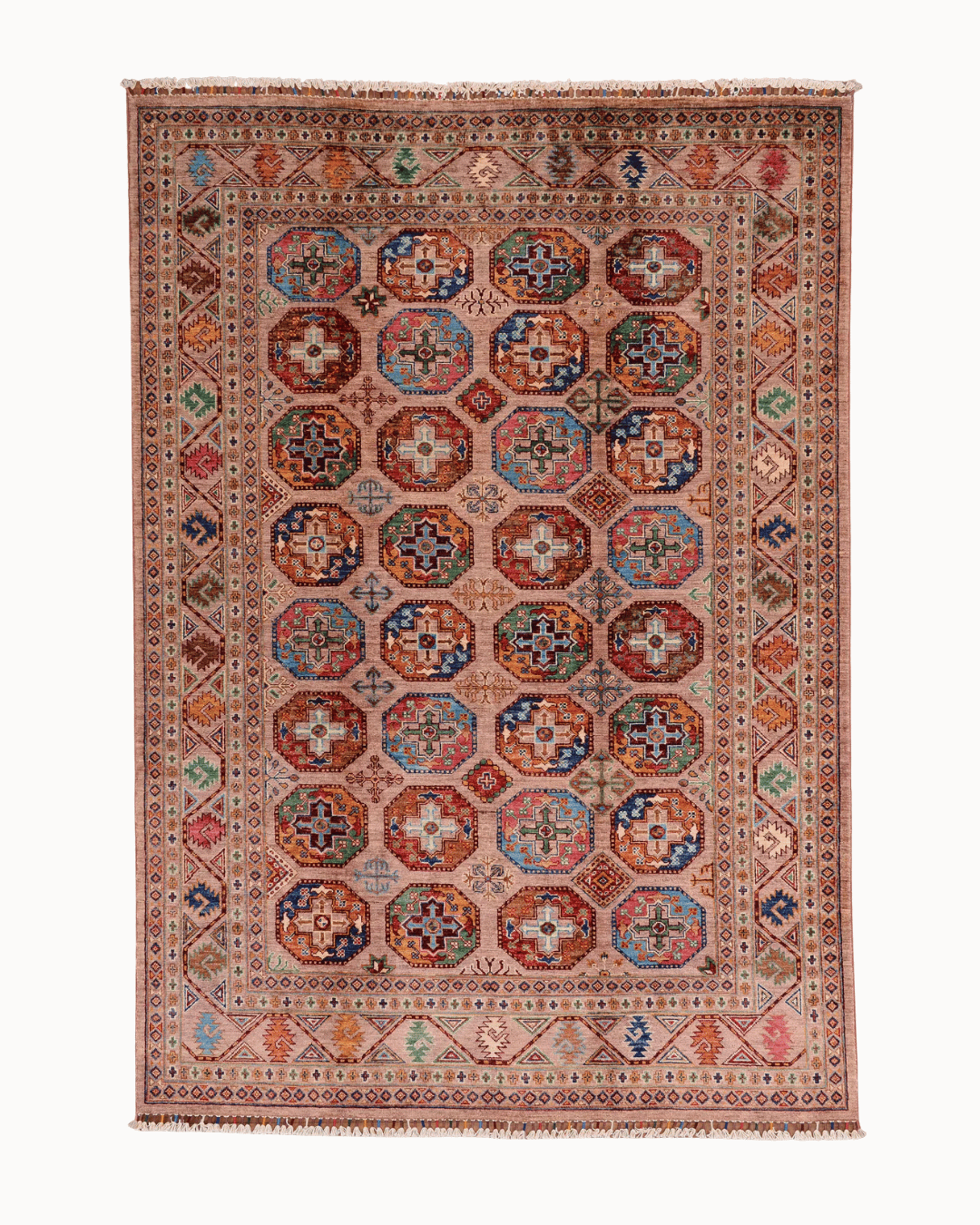 Veziri Hand-Knotted Wool Rug 5' 8