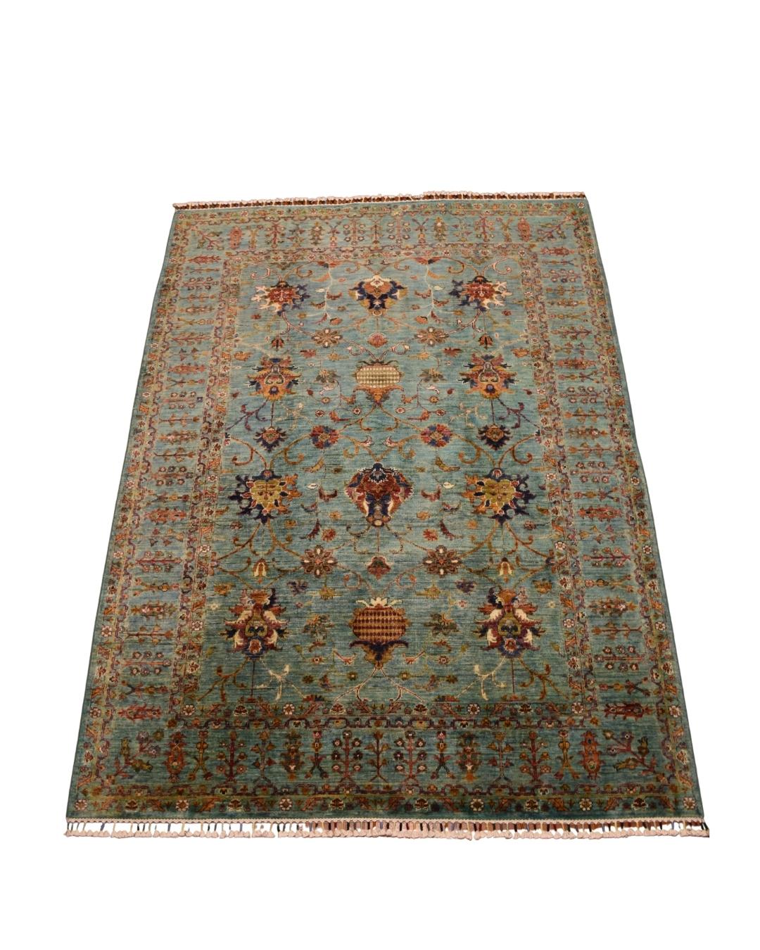 Sultani Hand-Knotted Wool Rug 5' 7