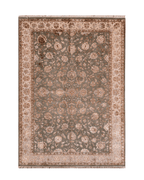 Ottoman Elegance Hand-Knotted Wool Rug 6' 6" x 9' 9"