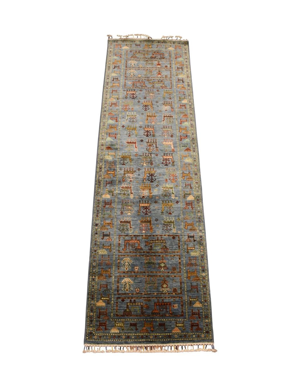 Sultani Hand-Knotted Wool Runner 2' 7" x 9' 25"