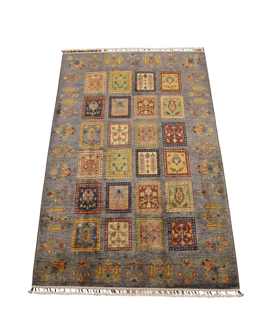 Sultani Hand-Knotted Wool Rug 4' x 6'