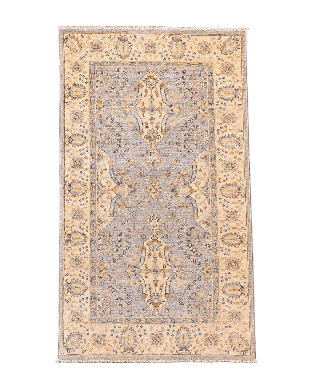 Ushak Hand-Knotted Wool Rug 3' x 5'