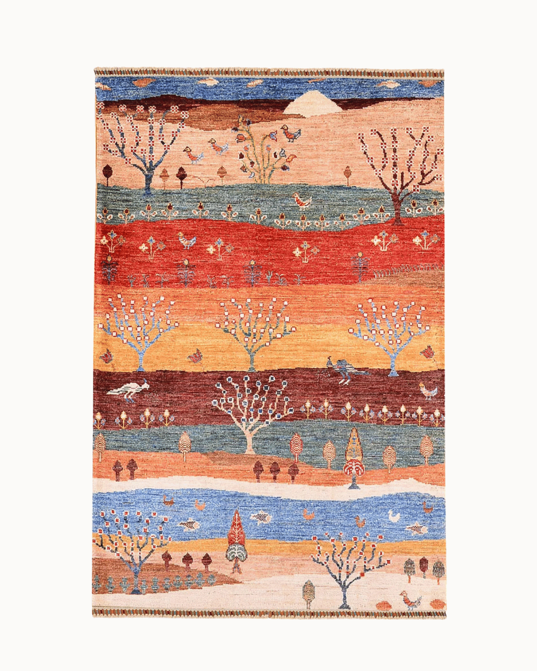 Sultani Hand-Knotted Wool Rug 2' 8" x 4' 2"