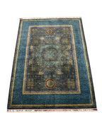 Mamluk Hand-Knotted Wool Rug 4' 9" x 6' 8"