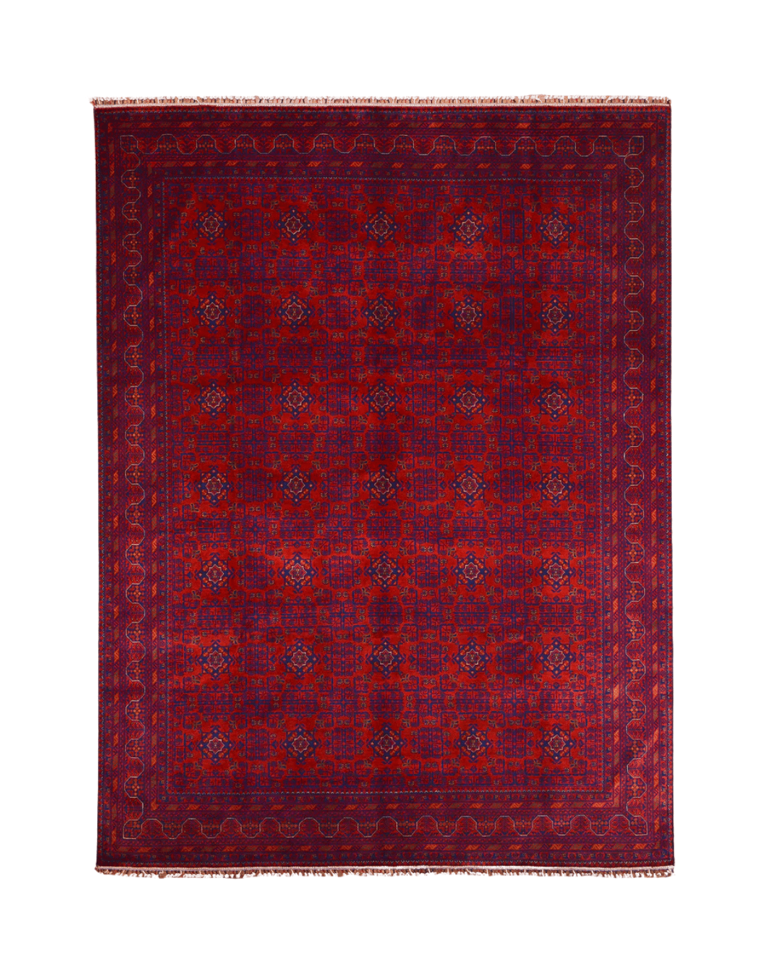 Handwoven Afghan Style Wool Rug 8' 5