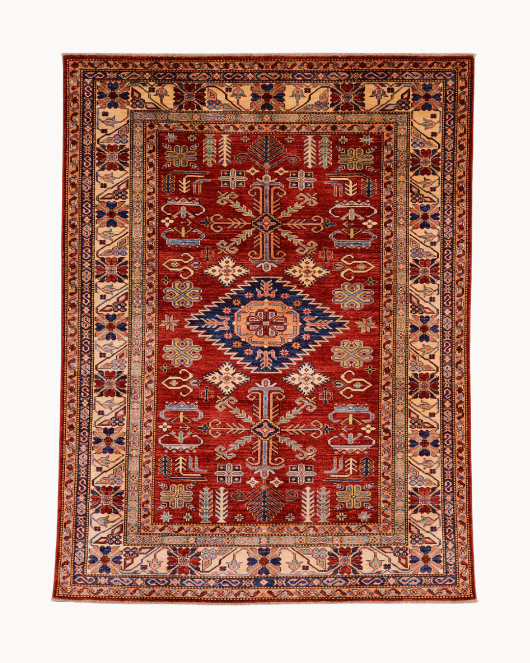 Shirvan Hand-Knotted Wool Rug 6' x 8'