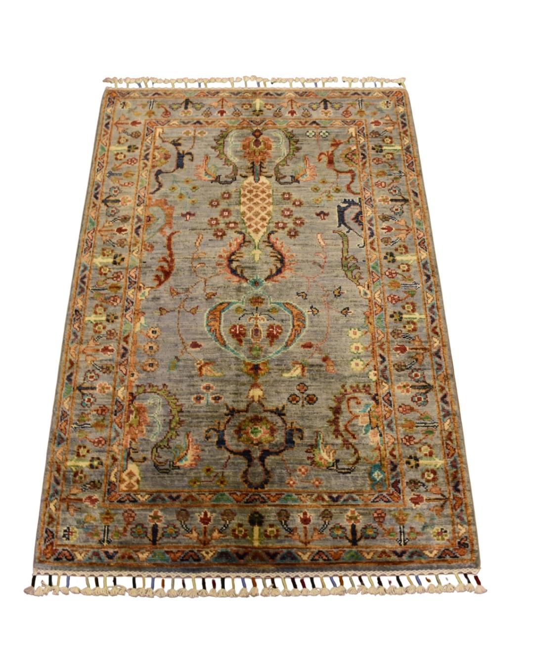 Sultani Hand-Knotted Wool Rug 2' 7