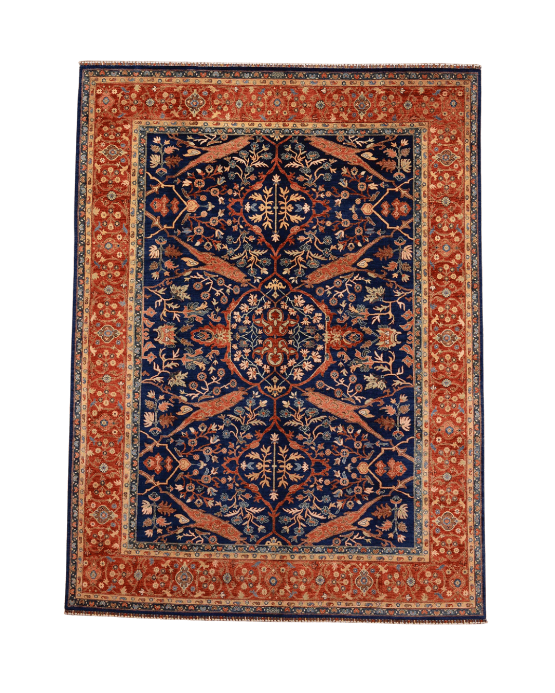 Mamluk Hand-Knotted Wool Rug 9' 1