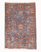 Sultani Hand-Knotted Wool Rug 3' 4" x 4' 8"