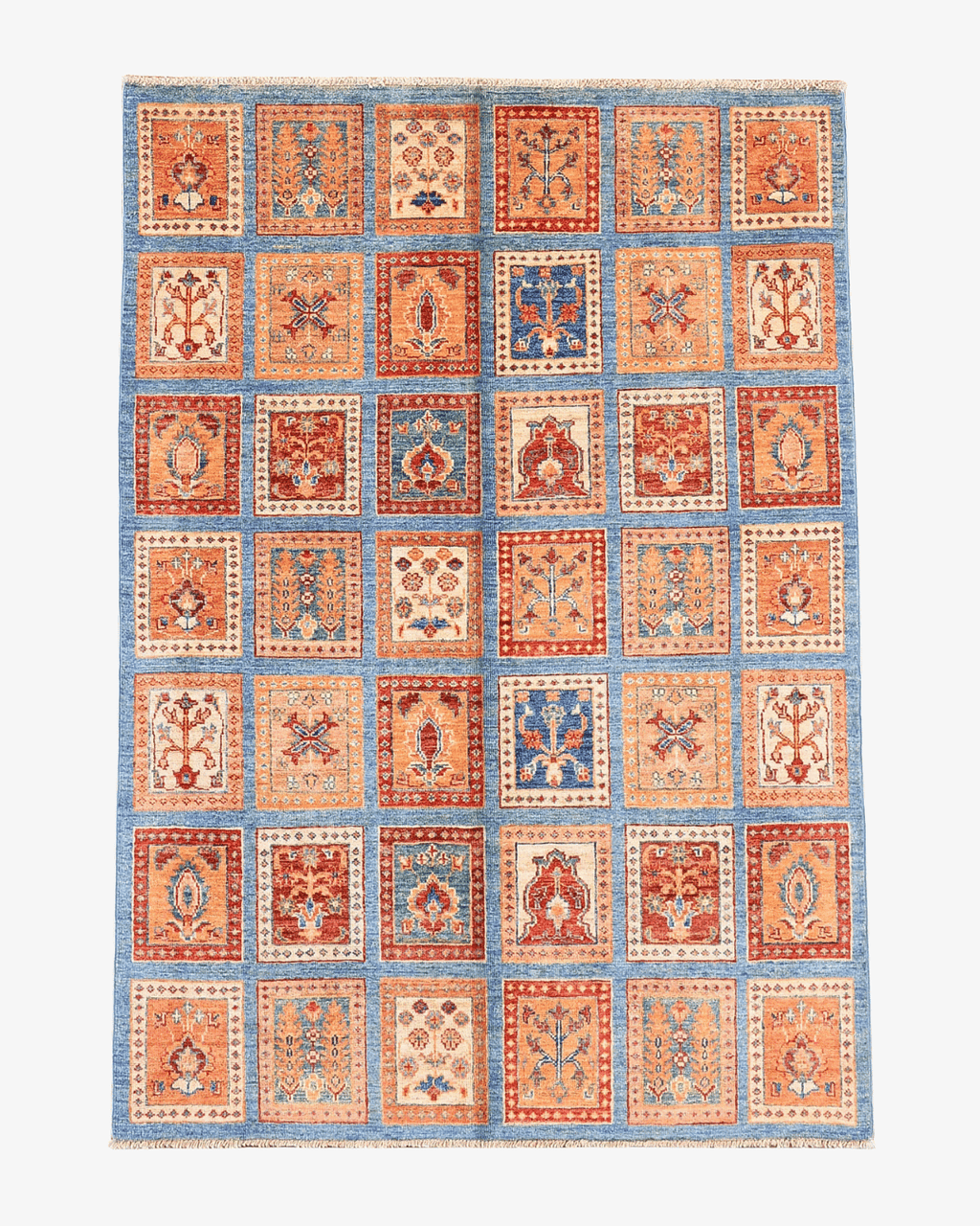 Sultani Hand-Knotted Wool Rug 3' 9" x 5' 5"