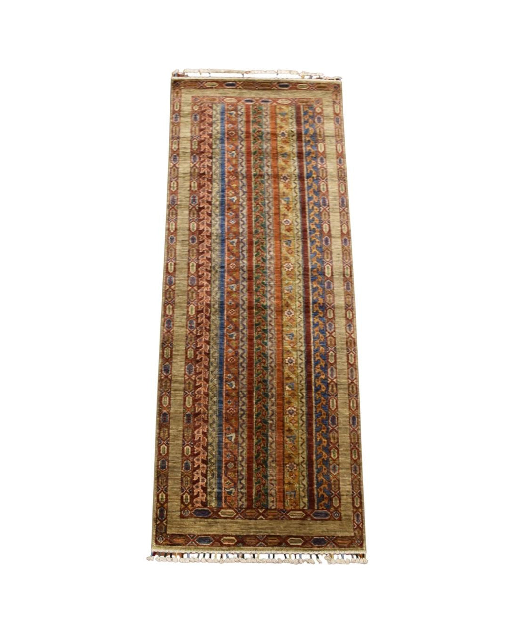 Sultani Hand-Knotted Wool Runner 2' 5" x 6' 6"