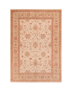 Ushak Hand-Knotted Wool Rug 7' x 10'