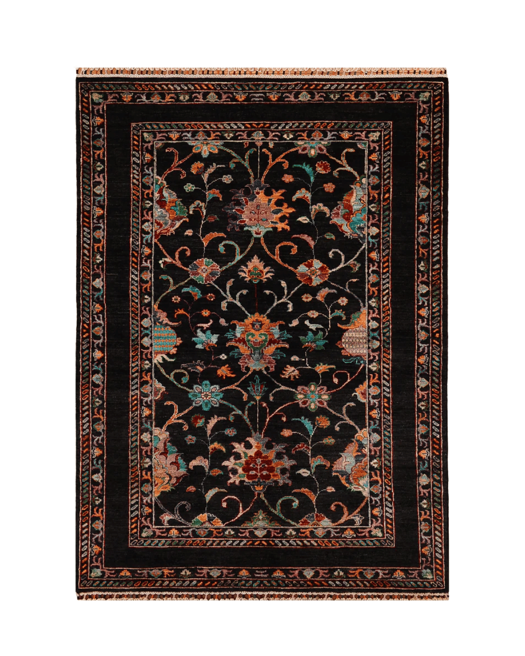 Sultani Hand-Knotted Wool Rug 4' 1